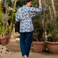 Euphorbia - Blue Printed Top and Pant