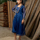 Jhankar - Blue Jacket with Maxi Dress