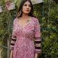 Crocus - Raspberry Pink Maxi Dress