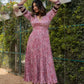 Crocus - Raspberry Pink Maxi Dress