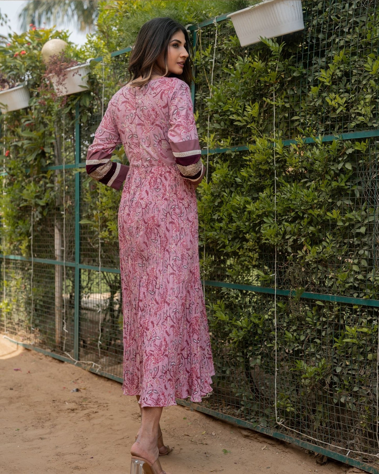 Crocus - Raspberry Pink Maxi Dress