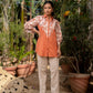 Muse - Rust Button Up Top with Pant