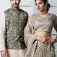 Saweli - Artichoke Lehenga and Dupatta Blouse Set