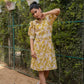 Geum - Yellow Collar Midi Dress