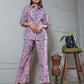 LAVENDER - Women Printed Top Pant Co-ord Set