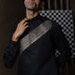 Talq - Black Stylish Nehru Jacket