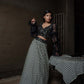 Checkmate - Checked Skirt and Designer Blouse with Dupatta Set