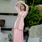 Dogri - Rose Pink Shortkurta Garara Set