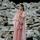 Oriya - organza & silk Peplum Dress & Bellbottoms