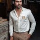 Alies - Stylish Off White Shirt For Men's
