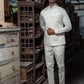 Niham - Off White Nehru Jacket with Pant and Shirt