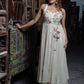 Nuria - Off White Sleeveless Anarkali Dress