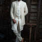 Nameen - Off White Blazer with Kurta with Pant