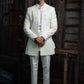 Nameen - Off White Blazer with Kurta with Pant