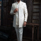 Nameen - Off White Blazer with Kurta with Pant