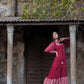 Rusi - Red Anarkali Suit