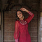 Rusi - Red Anarkali Suit