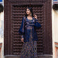 Neelvarn - Blue Gharara Set